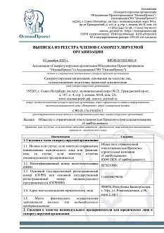 Свидетельство о допуске к работам по подготовке проектной документации Свидетельство о допуске к работам по подготовке проектной документации
